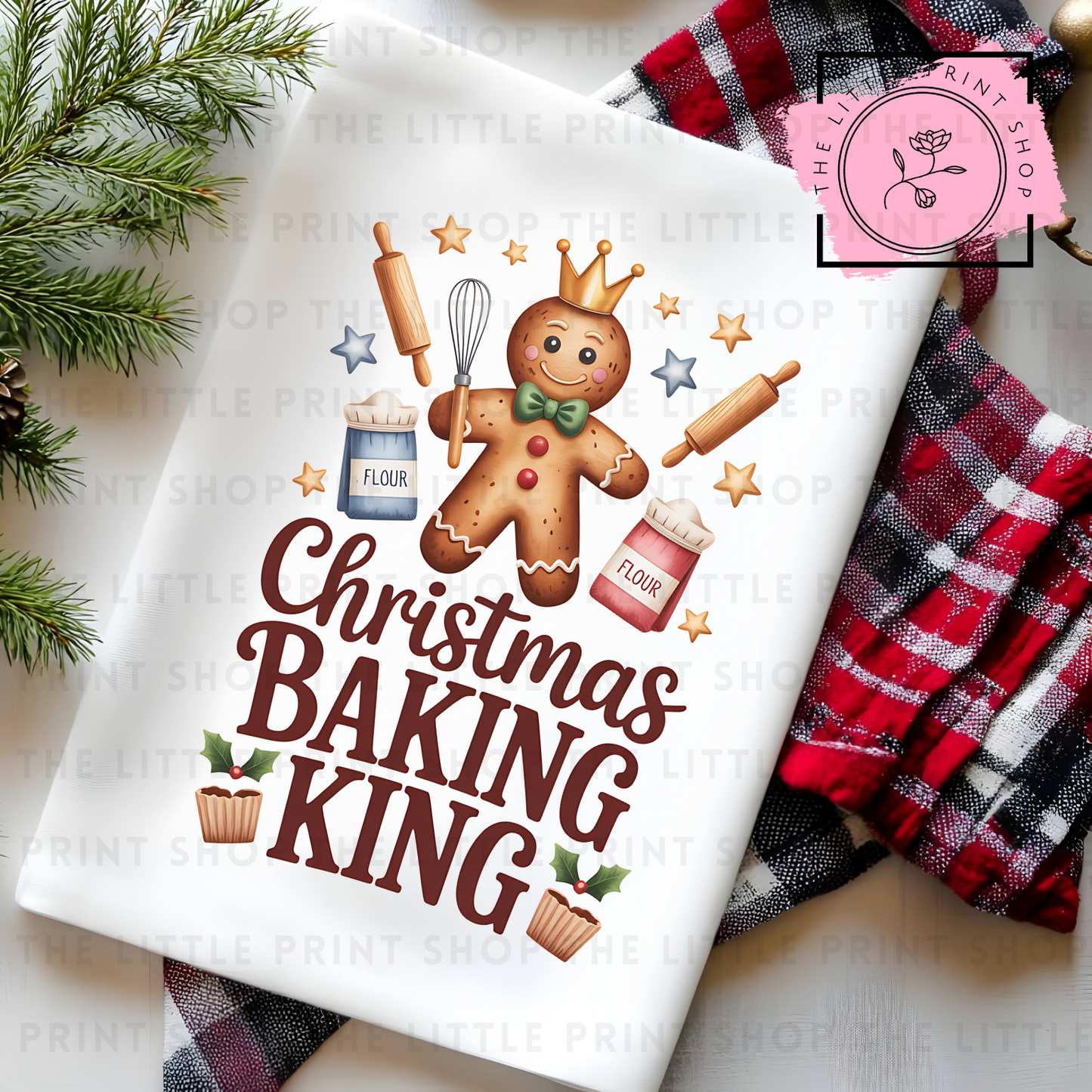 Christmas Baking King - DTF Transfer