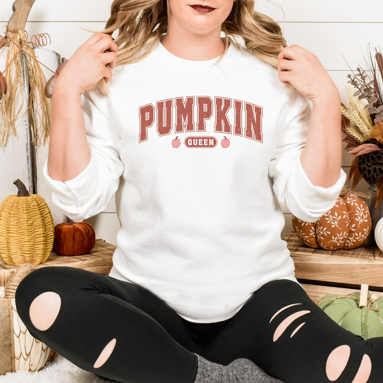 Pumpkin Queen - DTF Transfer Decal
