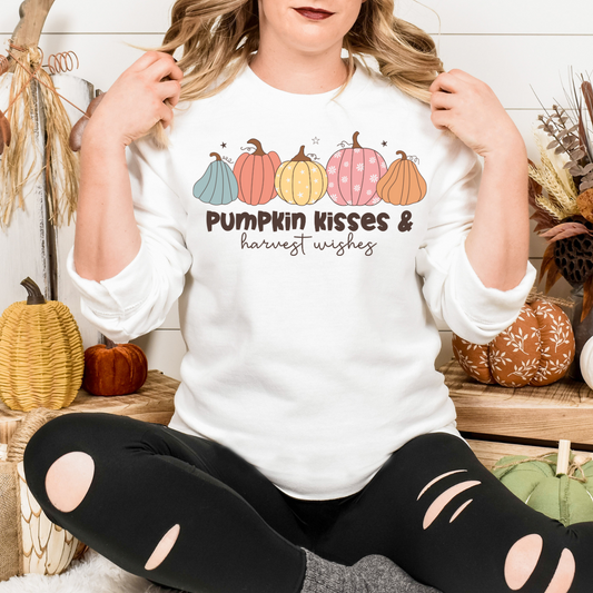 Pumpkin Kisses - DTF Transfer Decal