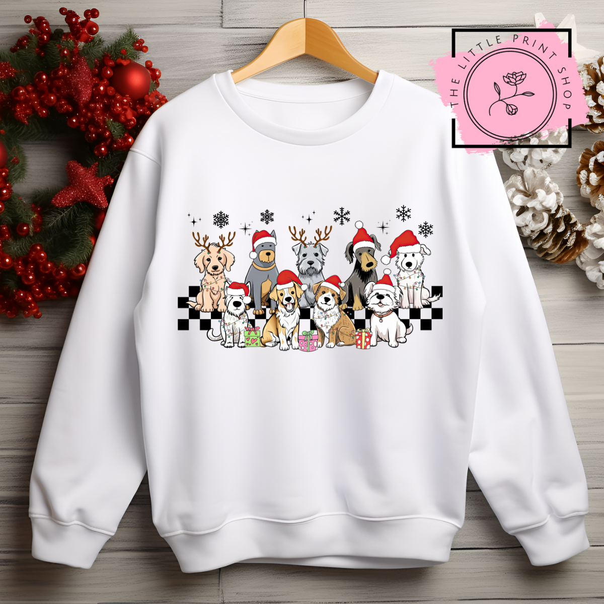 Christmas Dogs - DTF Transfer Decal