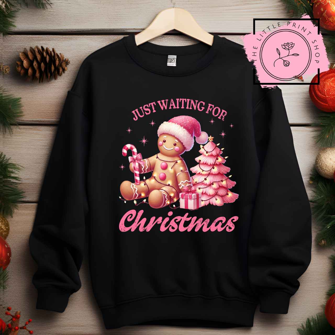 Waiting For Christmas - DTF Transfer Decal