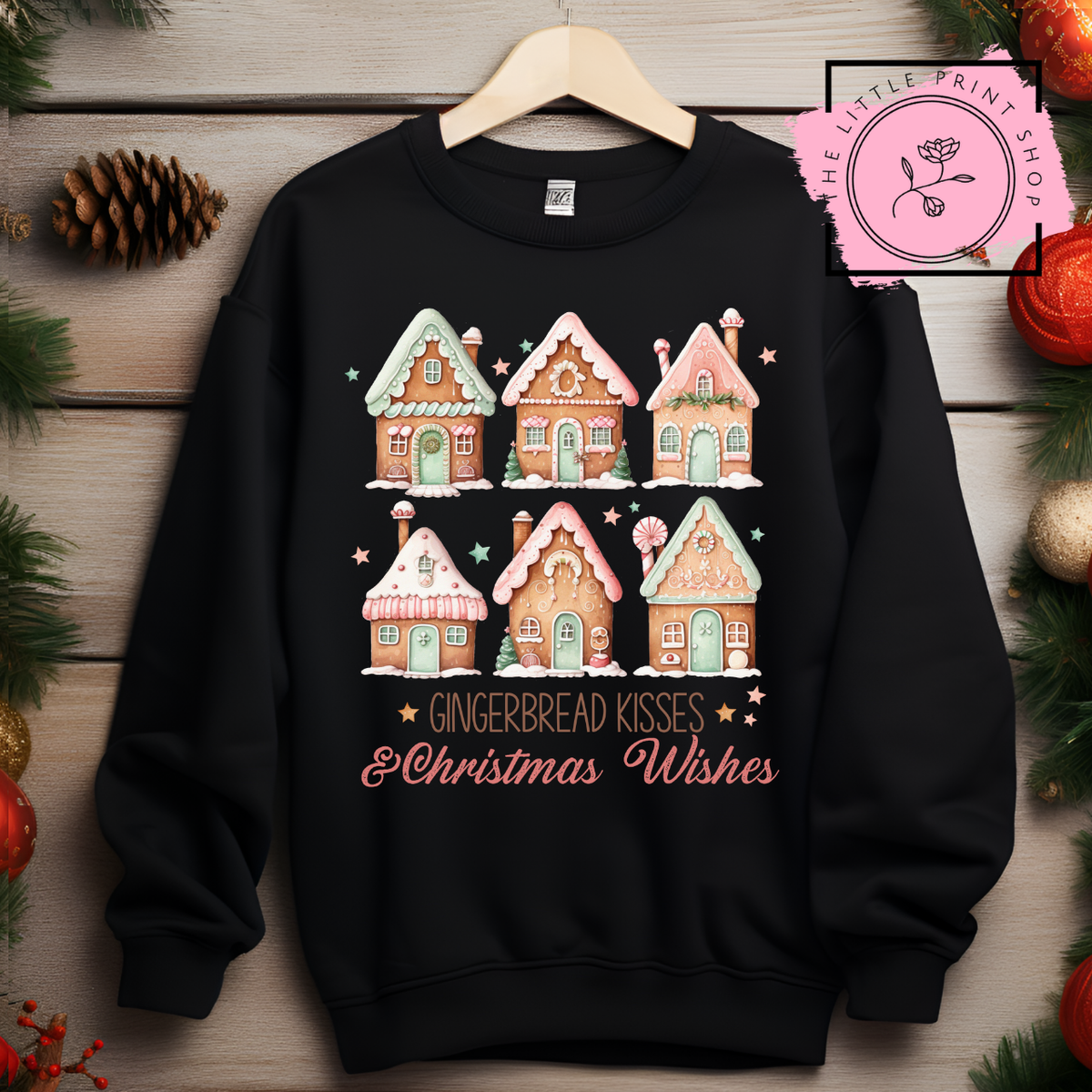 Gingerbread Kisses - DTF Transfer Decal