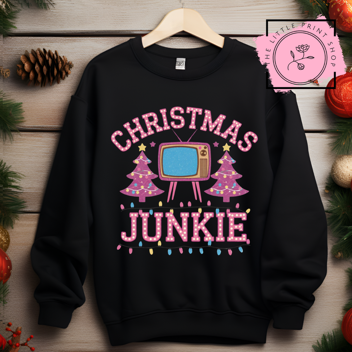 Christmas Junkie - DTF Transfer Decal