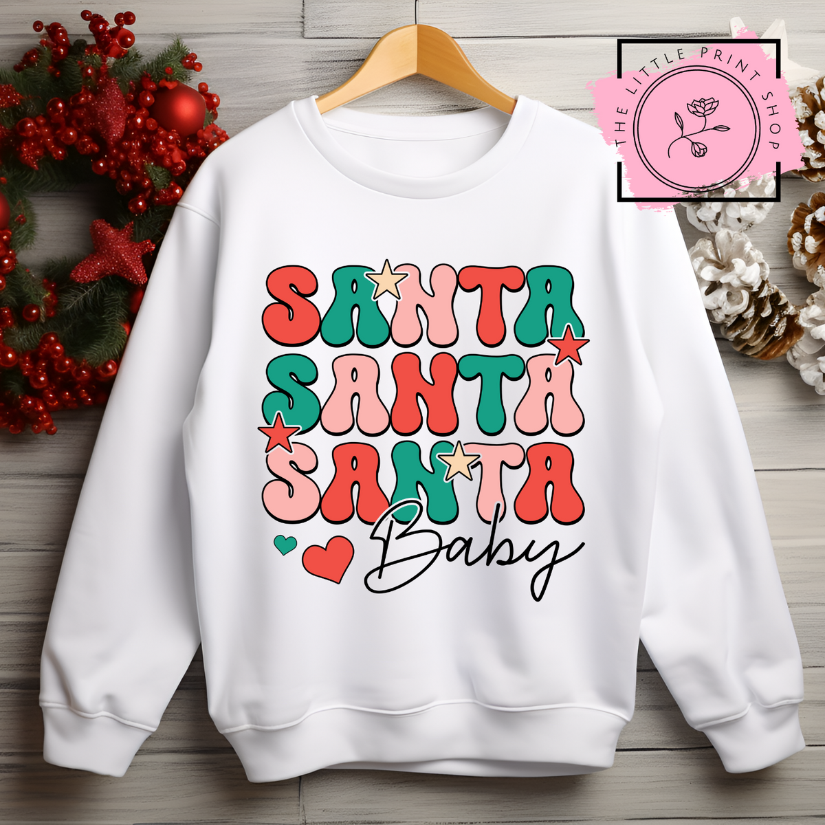 Santa Baby - DTF Transfer Decal