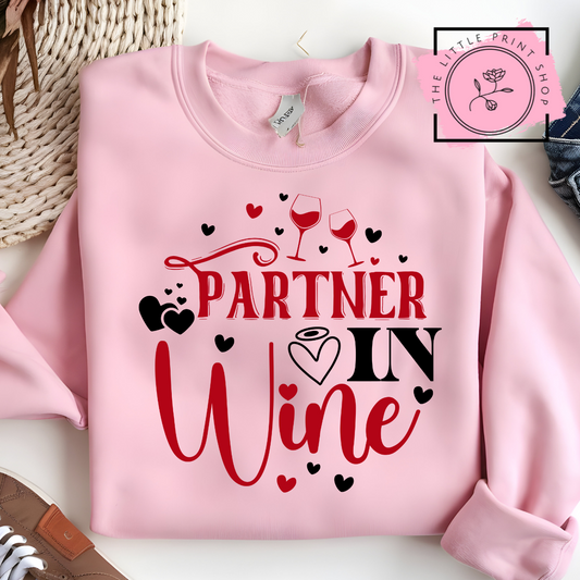 Partner In Wine - DTF Transfer Decal