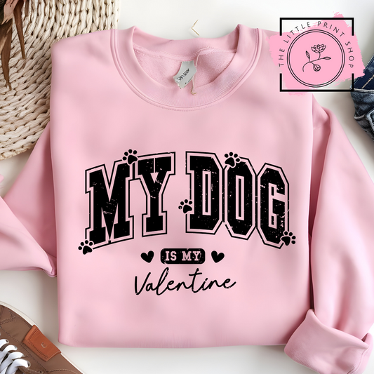 Dog Valentine - DTF Transfer Decal