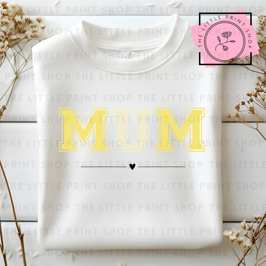 Mum - DTF Transfer Decal