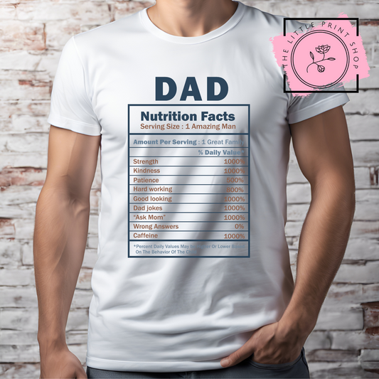 Dad Facts - DTF Transfer Decal