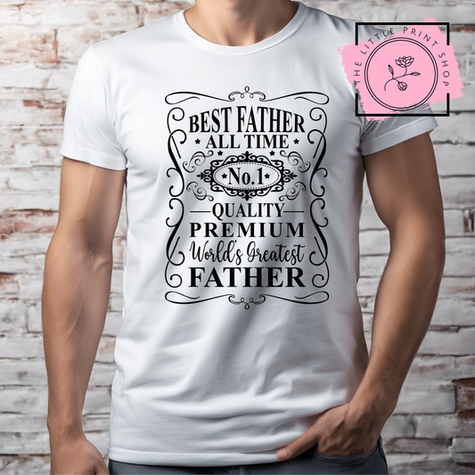 Best Father - DTF Transfer Decal