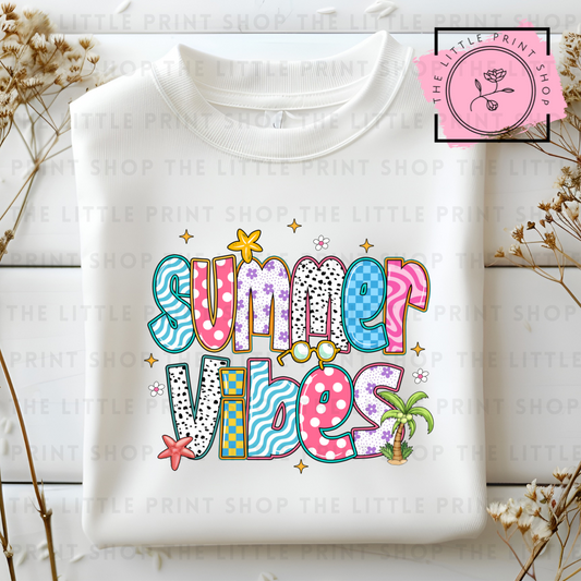 Summer Vibes - DTF Transfer Decal