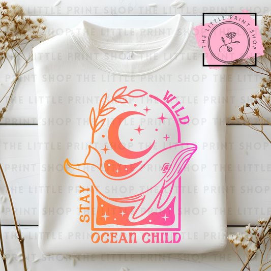 Ocean Child - DTF Transfer Decal