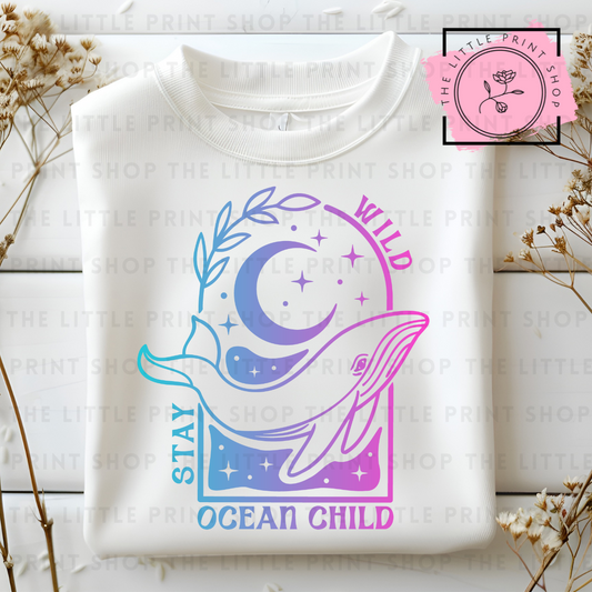 Ocean Child - DTF Transfer Decal
