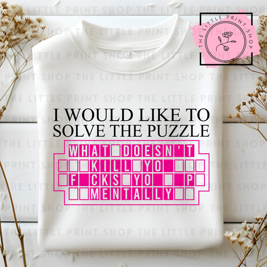 Puzzle - DTF Transfer Decal