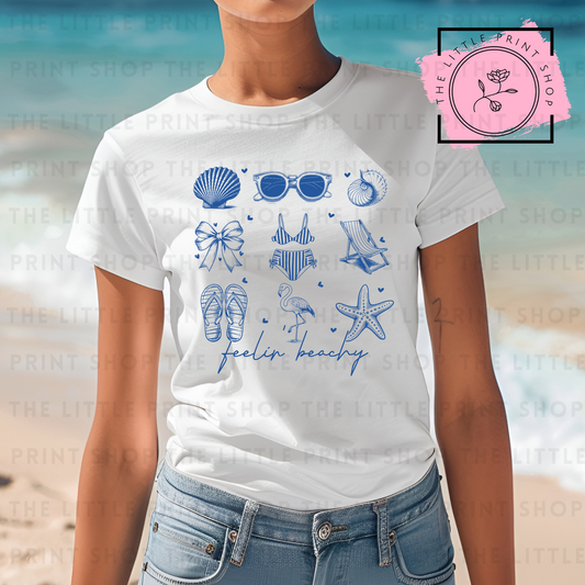 Feelin Beachy - DTF Transfer Decal