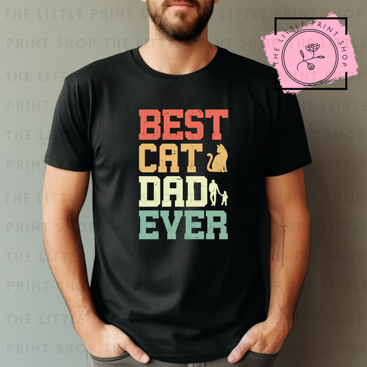 Best Cat Dad - DTF Transfer Decal