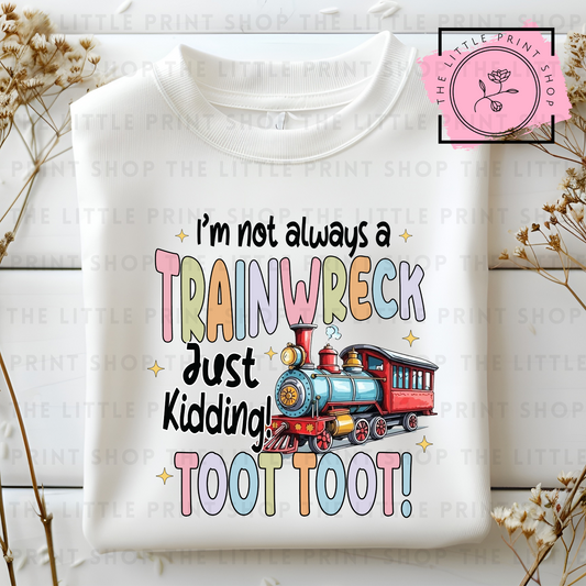 Trainwreck - DTF Transfer Decal