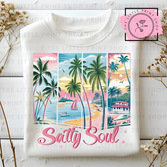 Salty Soul - DTF Transfer Decal