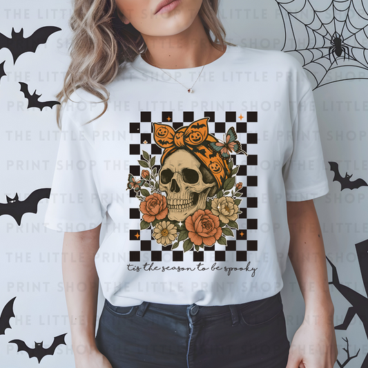 Autumn Skulls - DTF Transfer Decal
