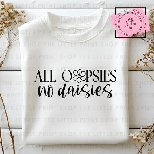 No Daisies- DTF Transfer Decal