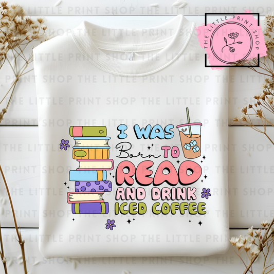 Born To Read - DTF Transfer Decal