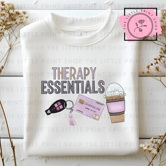 Therapy Essentials - DTF Transfer Decal