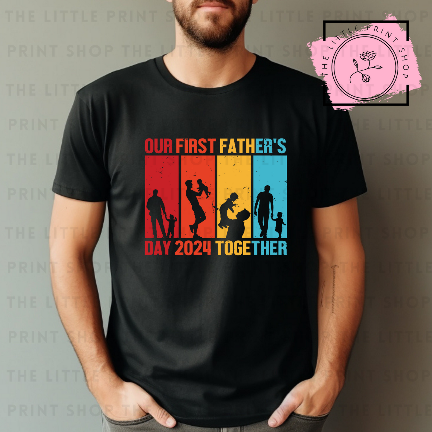 First Father's Day - DTF Transfer Decal
