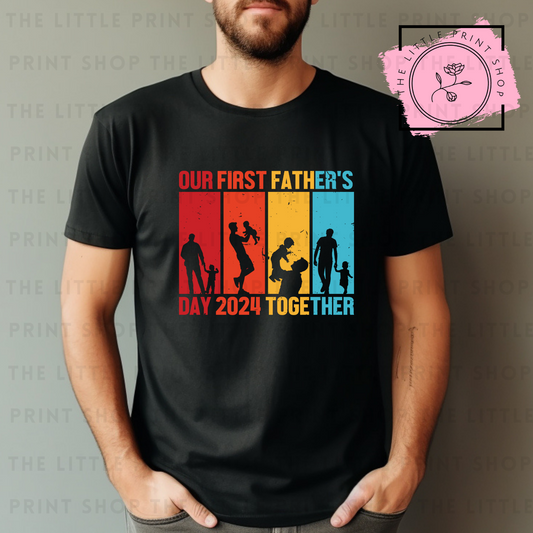 First Father's Day - DTF Transfer Decal