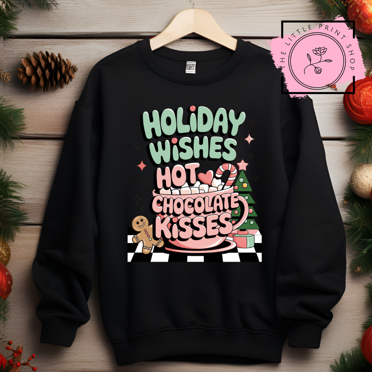 Holiday Wishes - DTF Transfer Decal