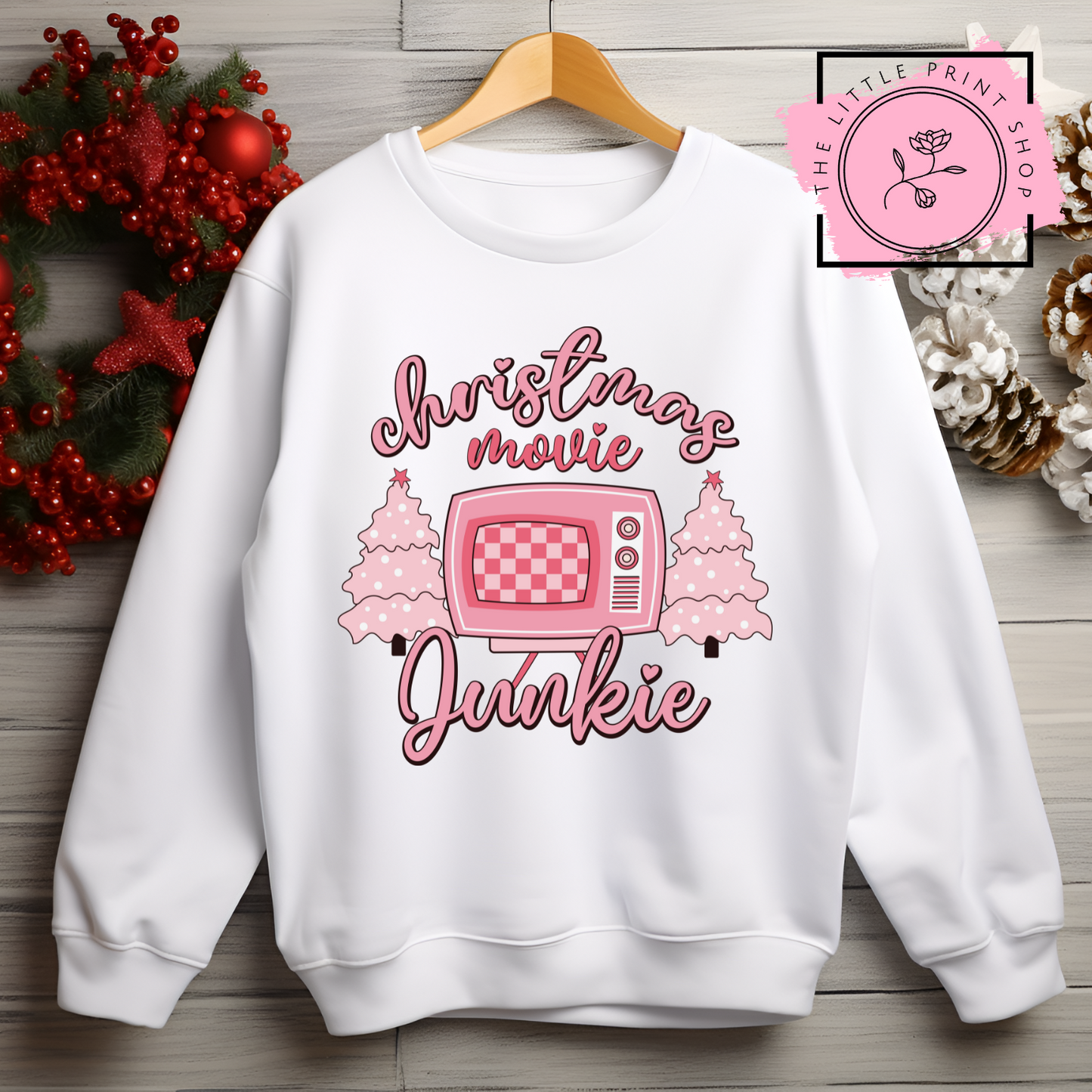 Christmas Junkie - DTF Transfer Decal