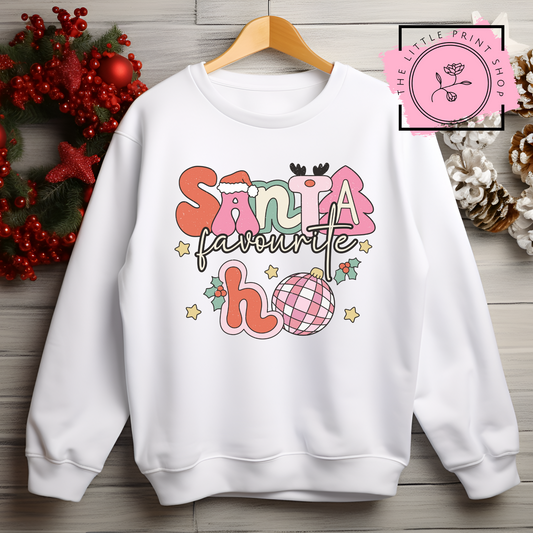 Santa Favourite - DTF Transfer Decal