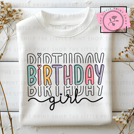 Birthday Girl - DTF Transfer Decal