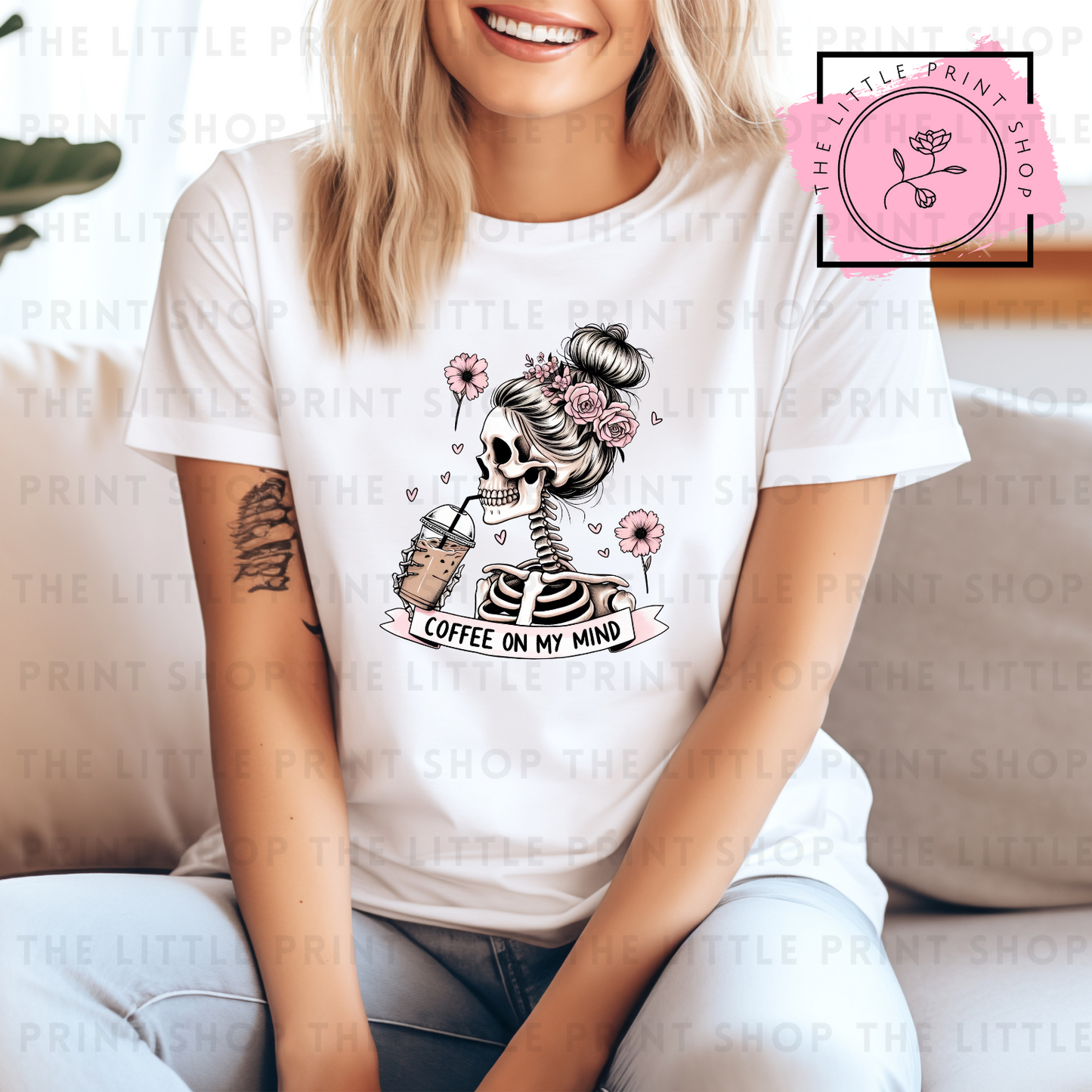 Coffee On Mind - DTF Transfer Decal