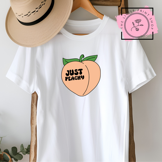 Just Peachy - DTF Transfer Decal