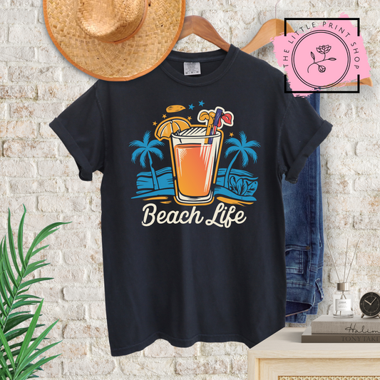 Beach Life - DTF Transfer Decal