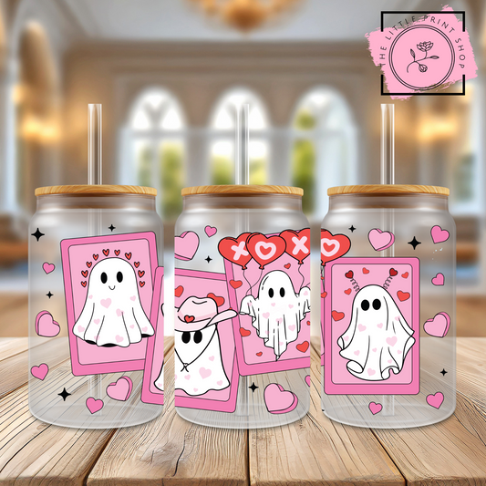 XOXOX - 16oz Libbey Glass Printed UV DTF Wrap