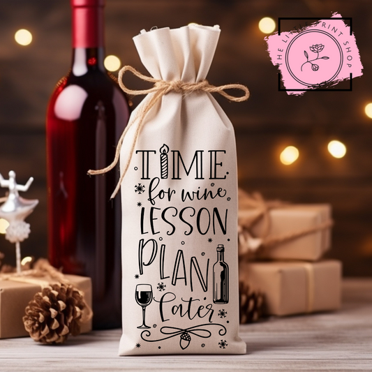 Time for Wine - DTF Transfer Decal