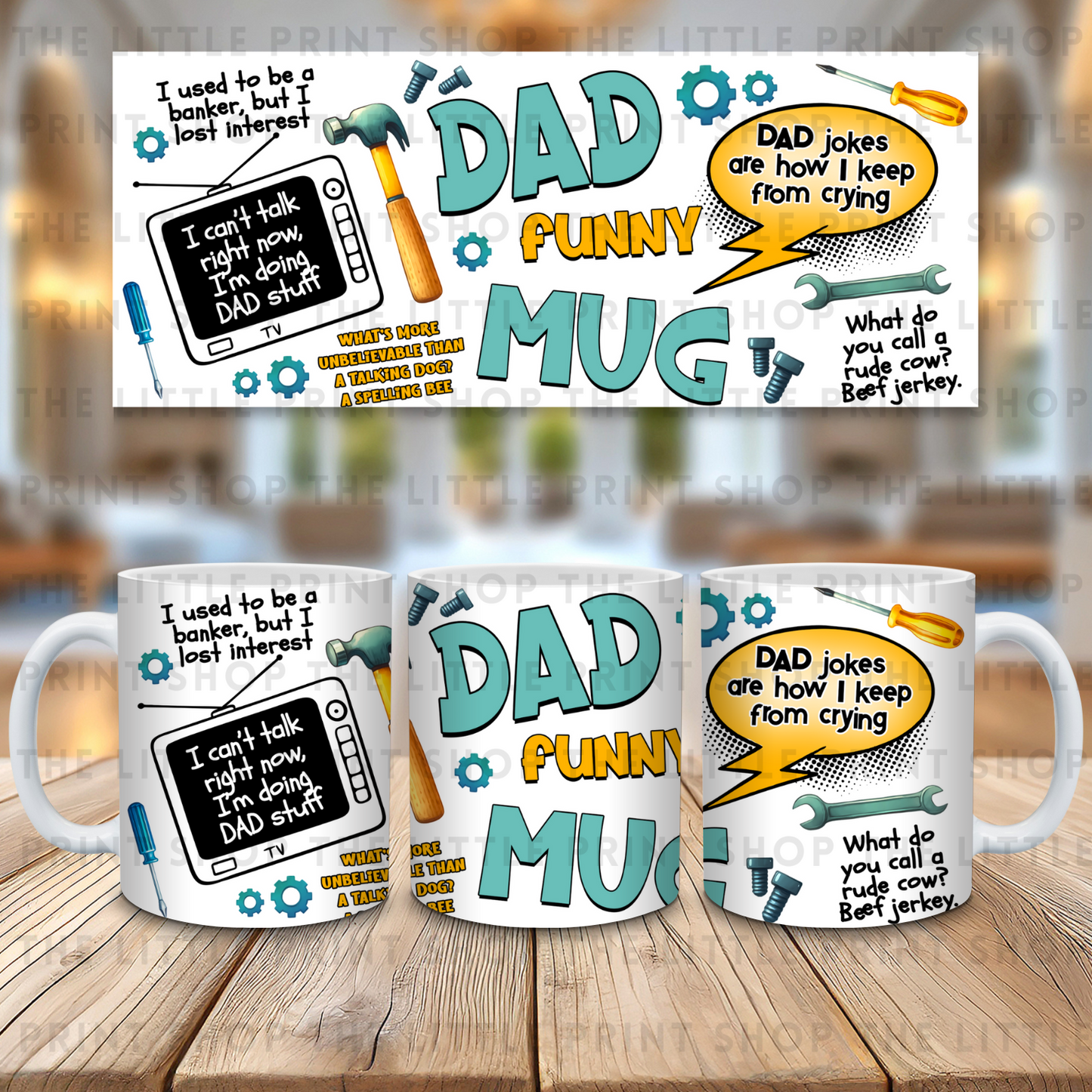 Dad Mug - 11oz Sublimation Wrap