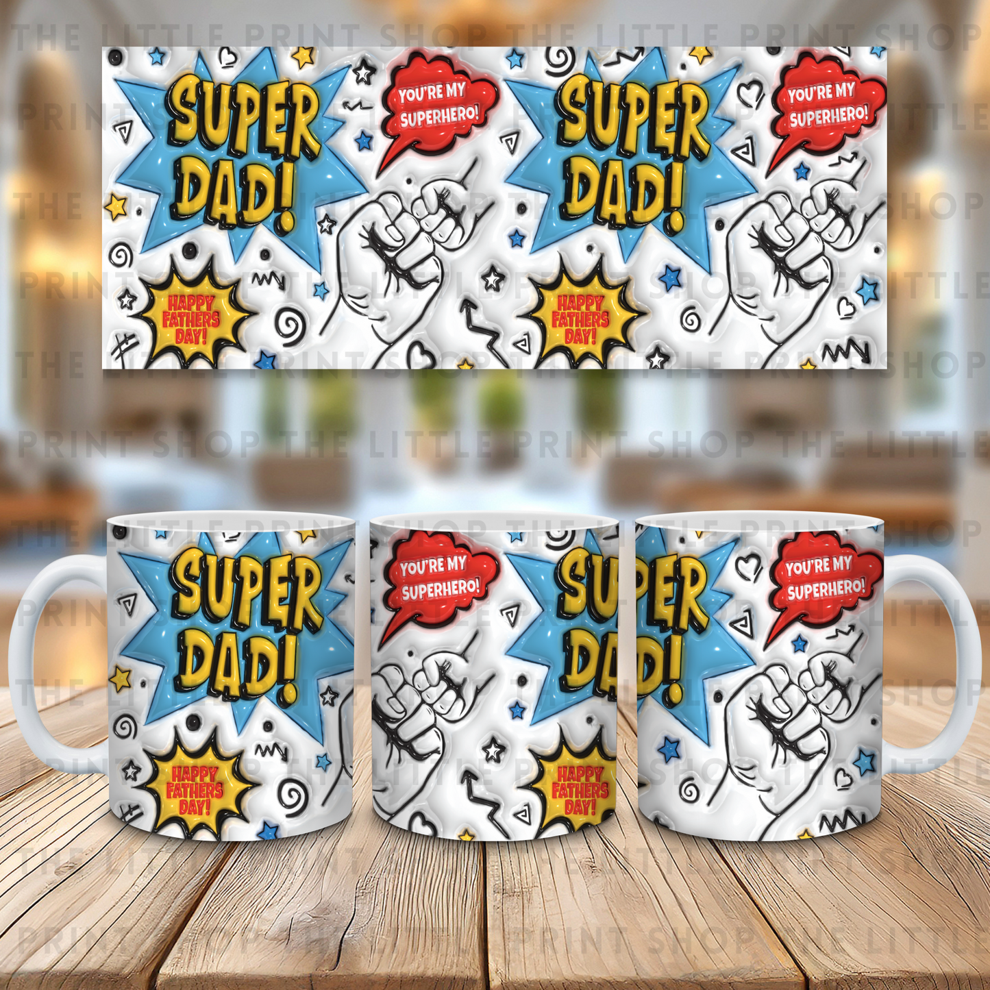Super Dad - 11oz Sublimation Wrap