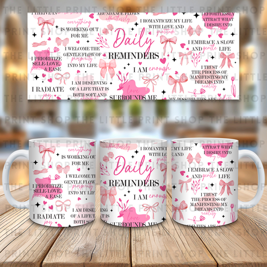 Daily Reminders - 11oz Sublimation Wrap
