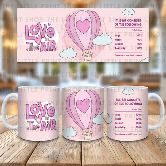 Love In The Air - 11oz Sublimation Wrap