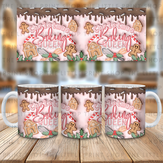 Inflated Baking Queen - 11oz Sublimation Wrap