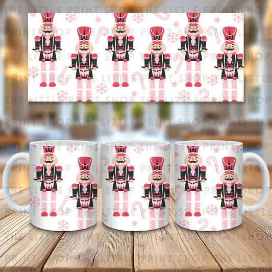 Pink Nutcrackers - 11oz Sublimation Wrap