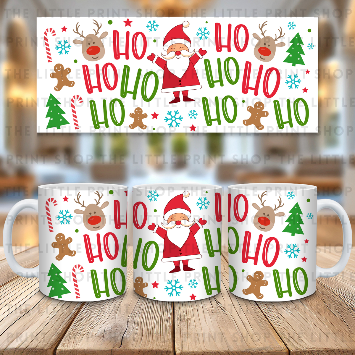 Ho Ho Ho - 11oz Sublimation Wrap