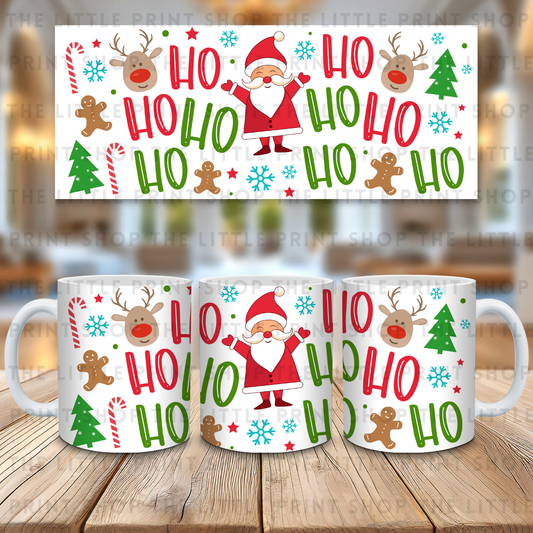 Ho Ho Ho - 11oz Sublimation Wrap