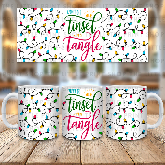 Tinsel Tangle - 11oz Sublimation Wrap