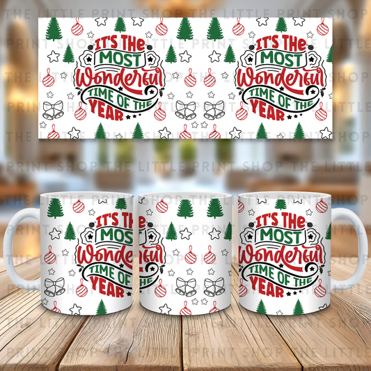 The Most Wonderful Time - 11oz Sublimation Wrap