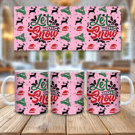 Let It Snow - 11oz Sublimation Wrap