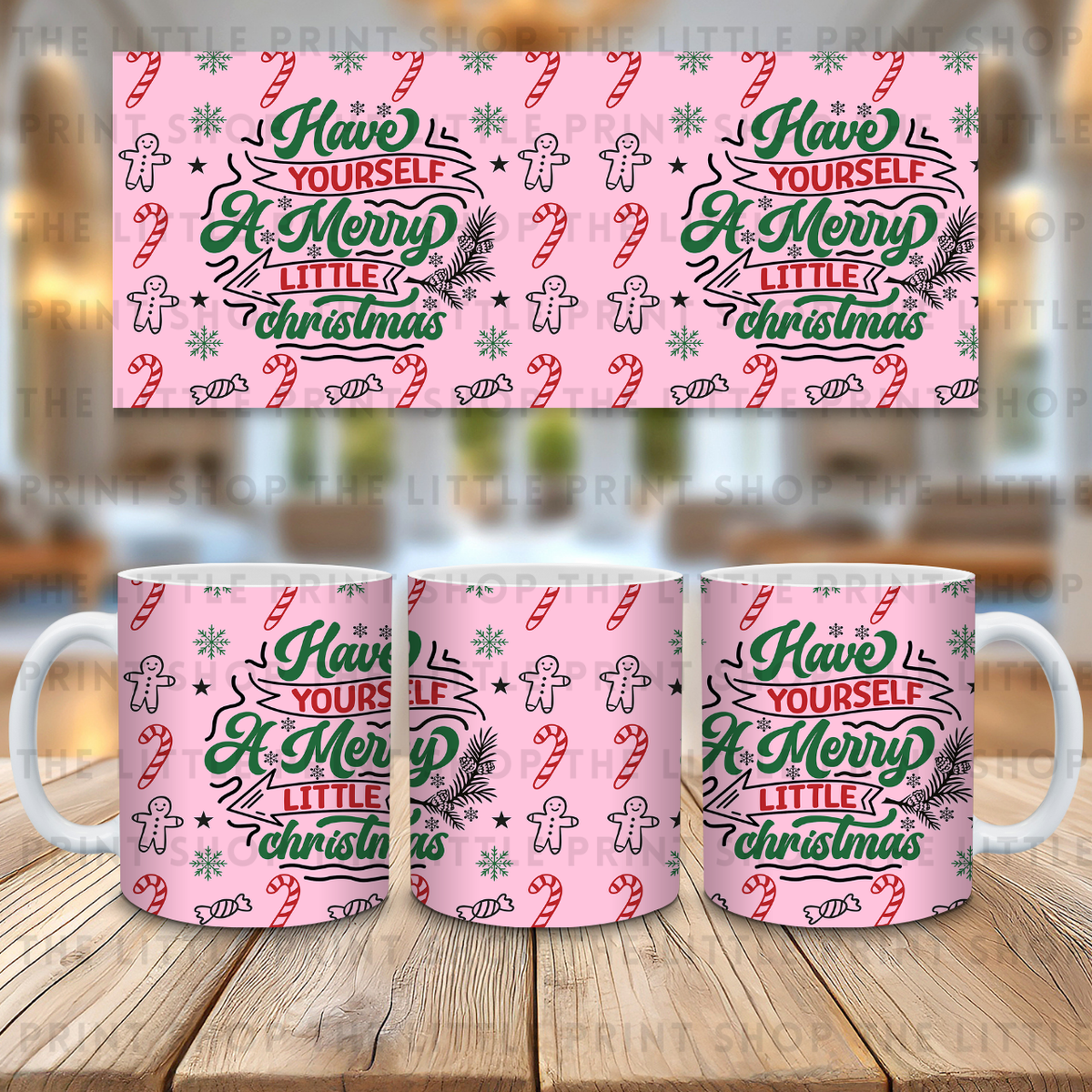 Merry Little - 11oz Sublimation Wrap