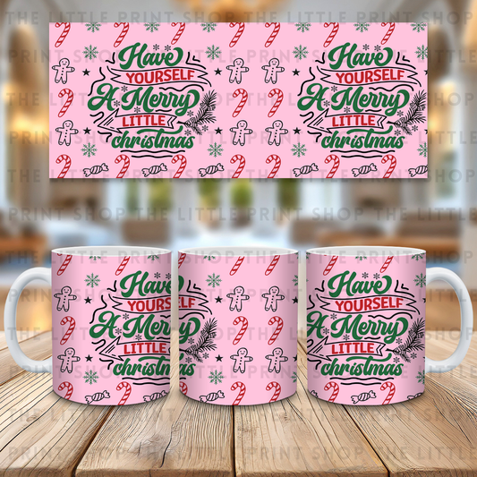 Merry Little - 11oz Sublimation Wrap
