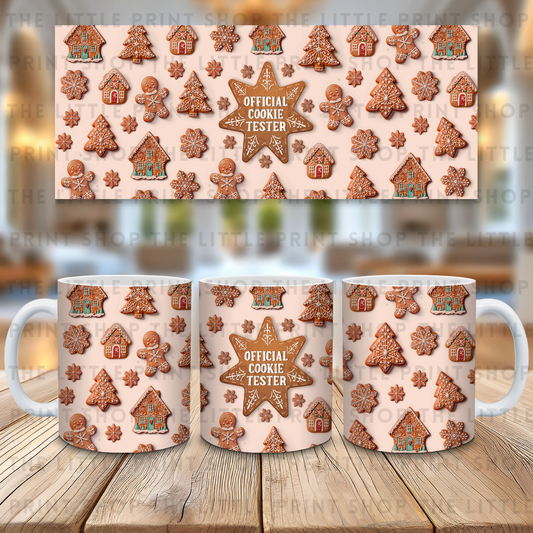 Cookie Tester - 11oz Sublimation Wrap